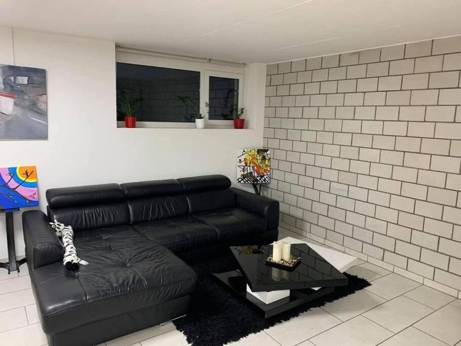 Basel - 5 Mins Away - Modern Basement Studio With Kitchen 35M2 In Muttenz Kültér fotó