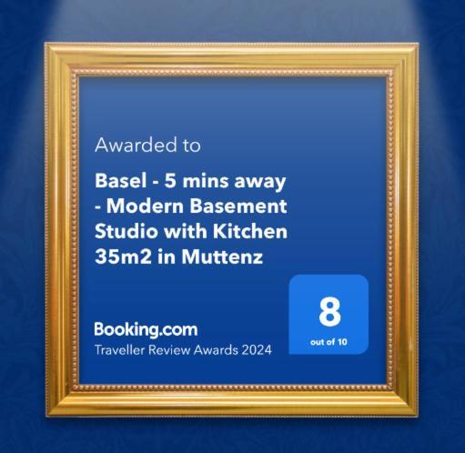 Basel - 5 Mins Away - Modern Basement Studio With Kitchen 35M2 In Muttenz Kültér fotó